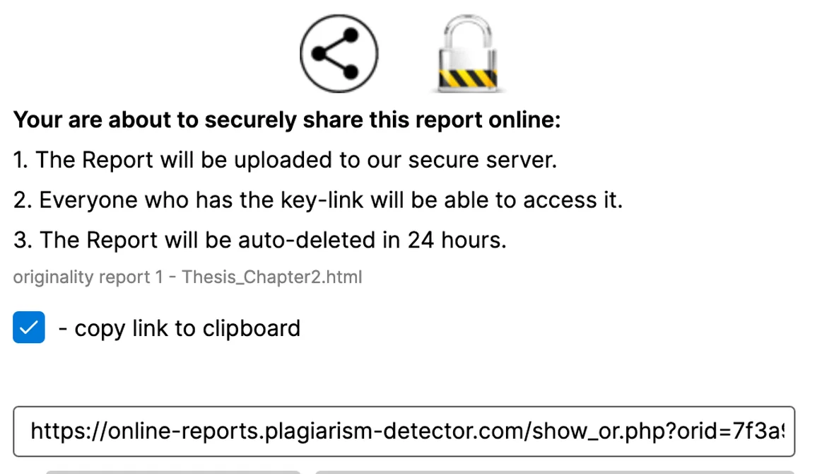 Share a Report Online